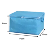 بقچه لباس زیپ دار پارچه ای سایز یک (۳6×۴۰×۴۵)