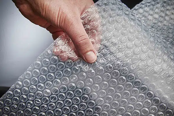بدون نایلون حبابدار ، اسباب بسته بندی نکنید!